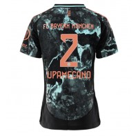 Camiseta Bayern Munich Dayot Upamecano #2 Visitante Equipación para mujer 2024-25 manga corta